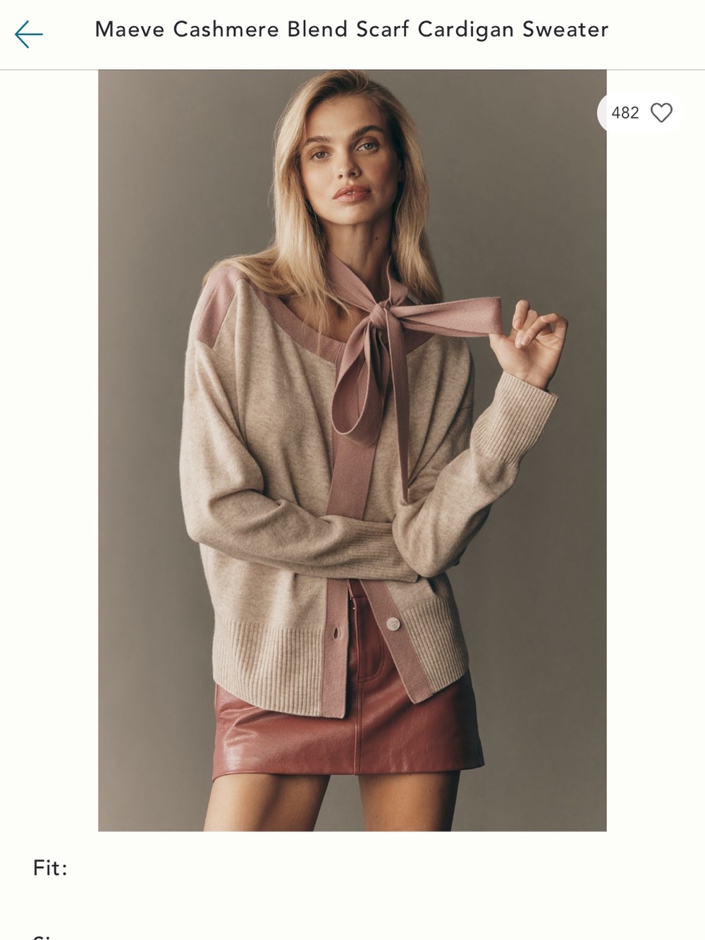 NWT Maeve Cardigan